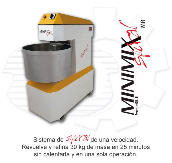 amasadora refinadora minimix s-30